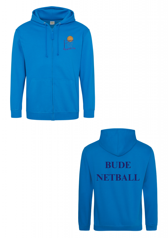 Bude Netball Club Adult Zoodie