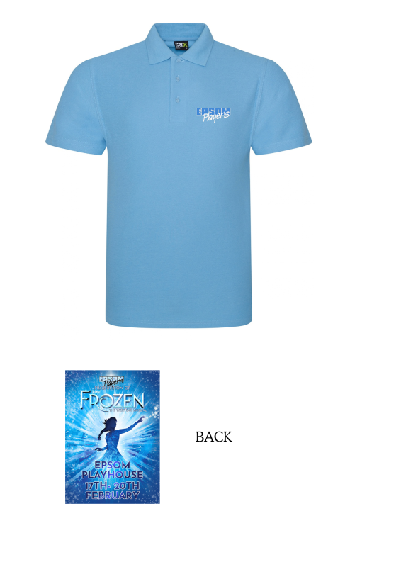 Epsom Players Frozen Adult polo shirt